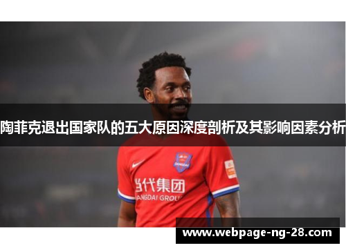 陶菲克退出国家队的五大原因深度剖析及其影响因素分析